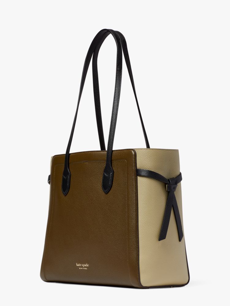 Kate Spade,Knott Colorblocked Large Tote,tote bags,60%,Large,