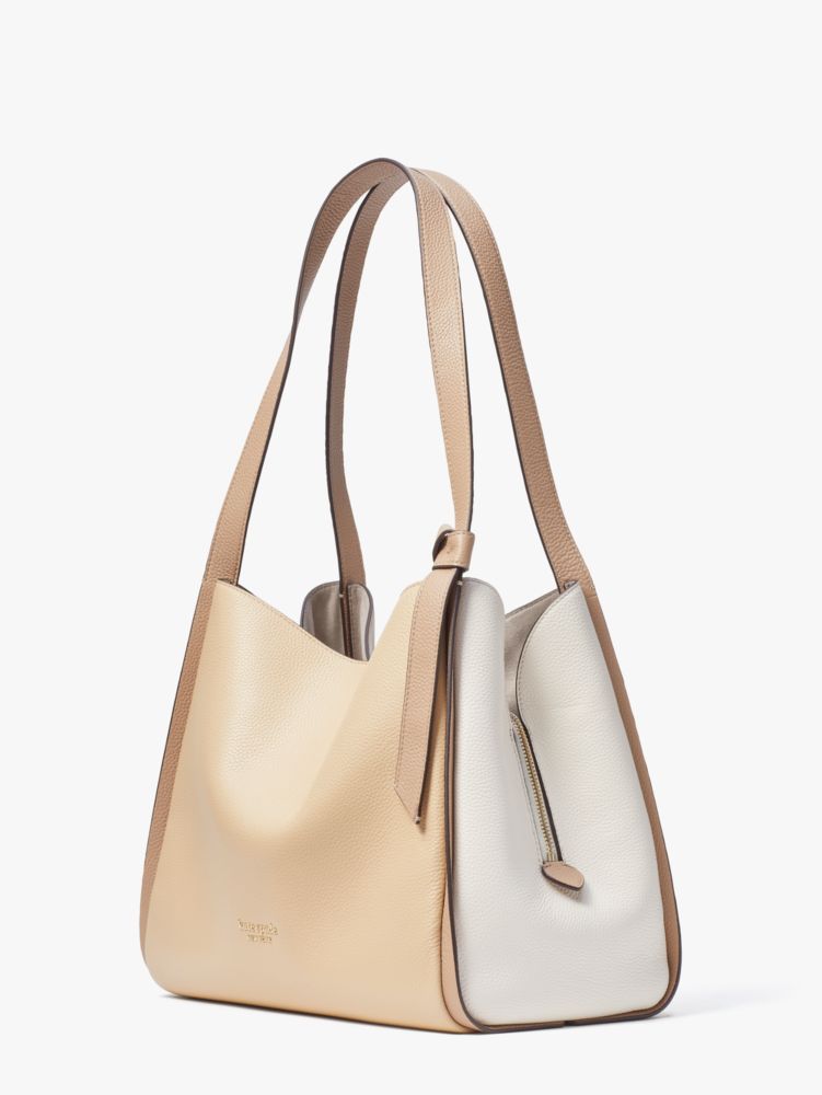Kate Spade,Knott Colorblocked Large Shoulder Bag,