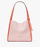 Kate Spade,Knott Colorblocked Large Shoulder Bag,shoulder bags,Large,Casual,Crepe Pink Multi