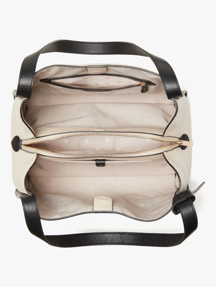 Kate Spade,ノット カラーブロック ラージ ショルダーバッグ,ミルクグラスマルチ