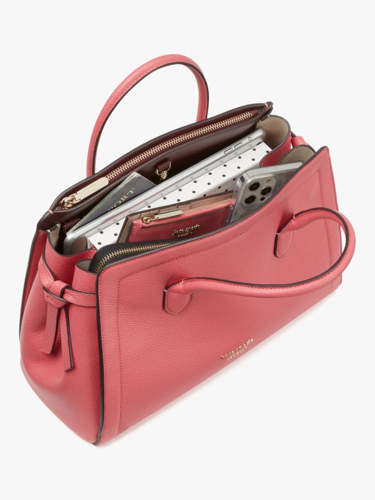 Kate Spade New York Knott Colorblock Leather Phone Crossbody Bag - Warm Stone Multi