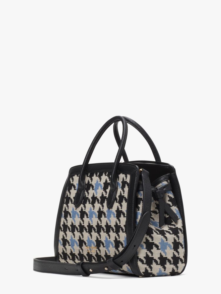 Kate Spade,Knott Houndstooth Medium Satchel,