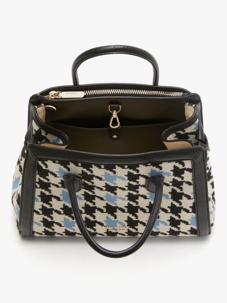 Kate Spade,Knott Houndstooth Medium Satchel,