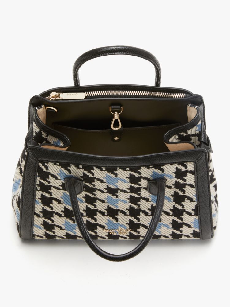 Kate Spade New York Knott Houndstooth Medium Satchel