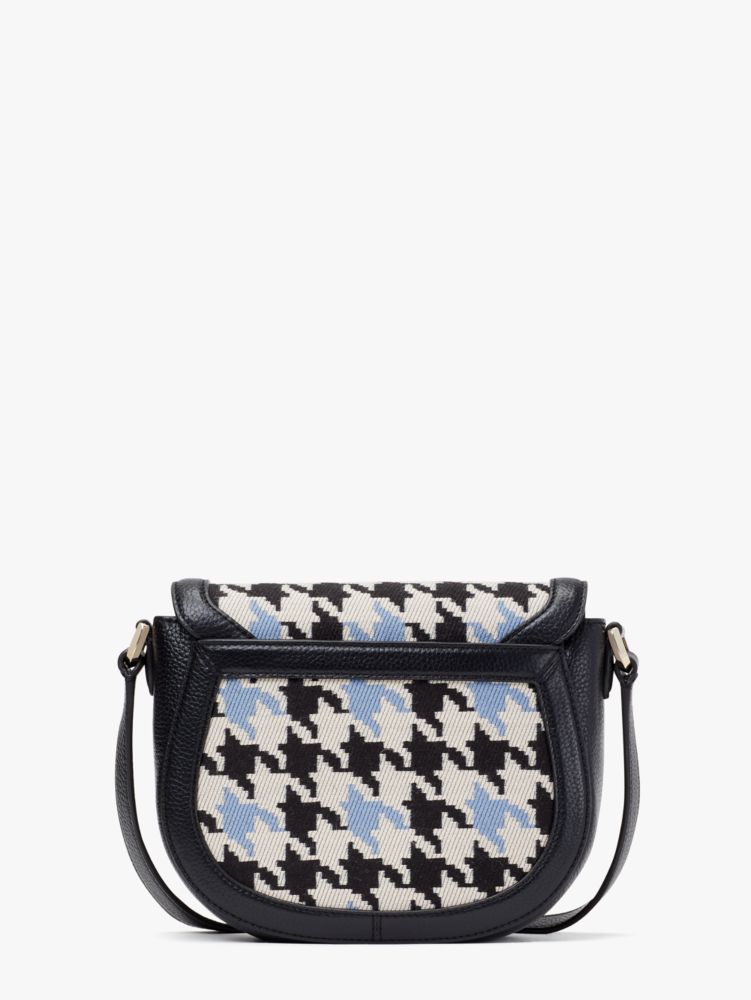 Knott Houndstooth Medium Satchel