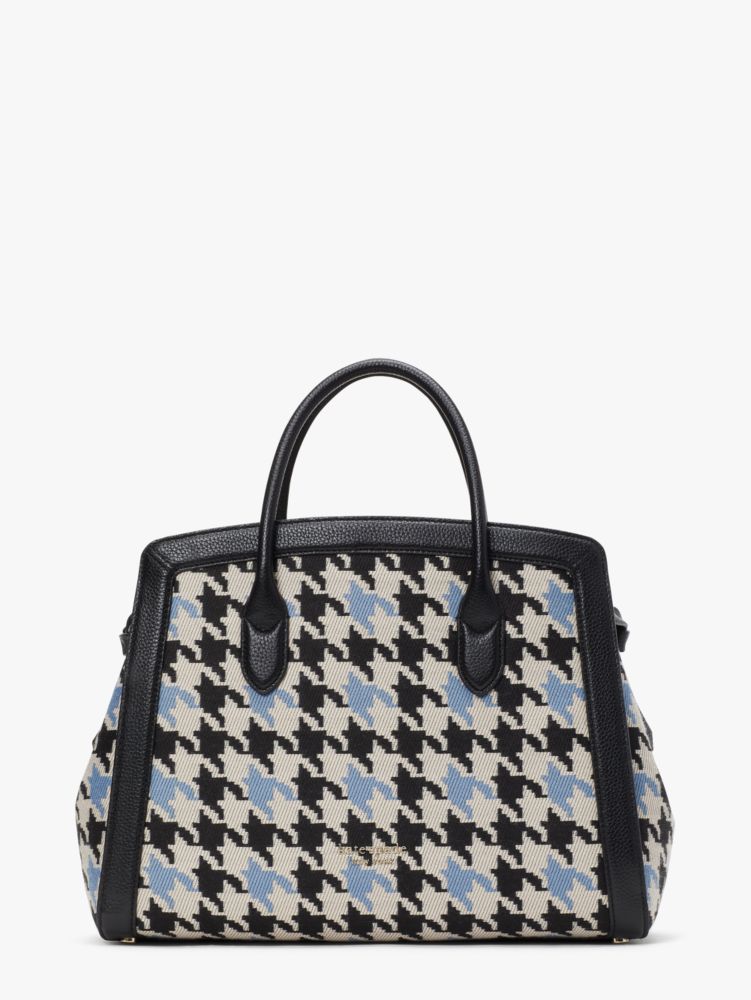 Knott Houndstooth Large Satchel, , Product