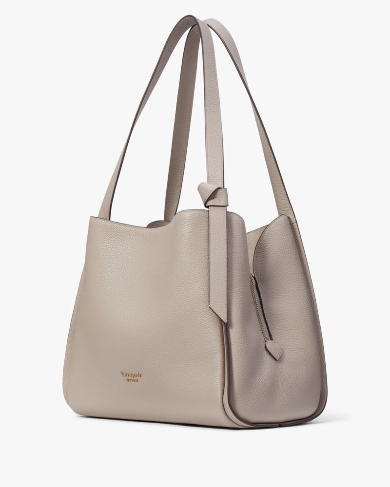 Kate Spade New York Knott Large Shoulder Black One Size: Handbags