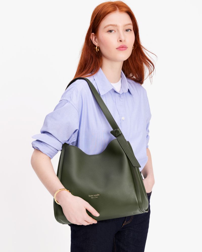 Shoulder Bags  Knott Large Shoulder Bag Grenache - Kate Spade