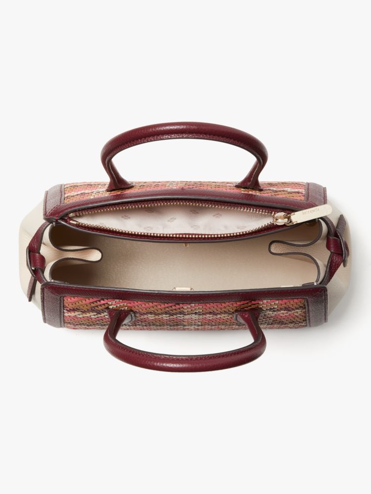 Kate Spade,Knott Woven Medium Satchel,