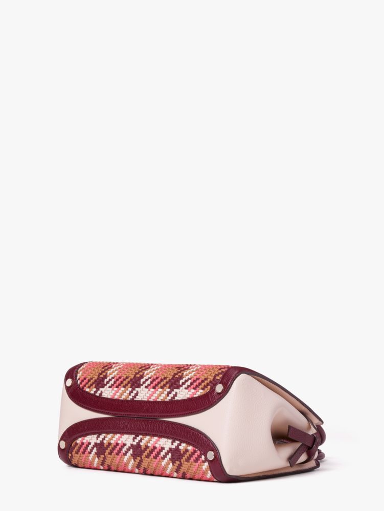Kate Spade,Knott Woven Medium Satchel,