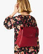 Kate Spade,thompson colorblocked medium backpack,backpacks,Medium,Red Currant Multi