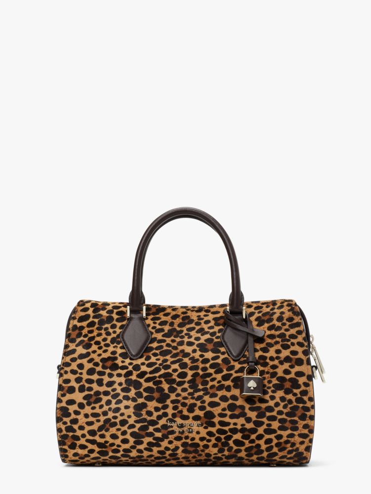 Zip Code Leopard Medium Satchel | Kate Spade New York | Kate Spade New York