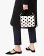 Kate Spade,lovitt dot medium convertible shoulder bag,shoulder bags,Medium,Parchment Multi