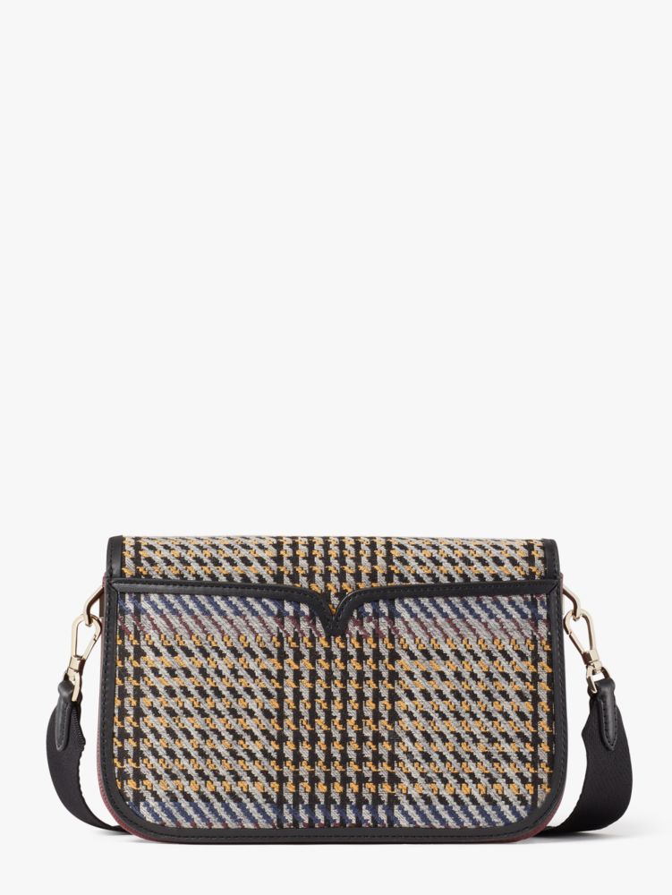 Kate Spade,Buddie Plaid Medium Shoulder Bag,