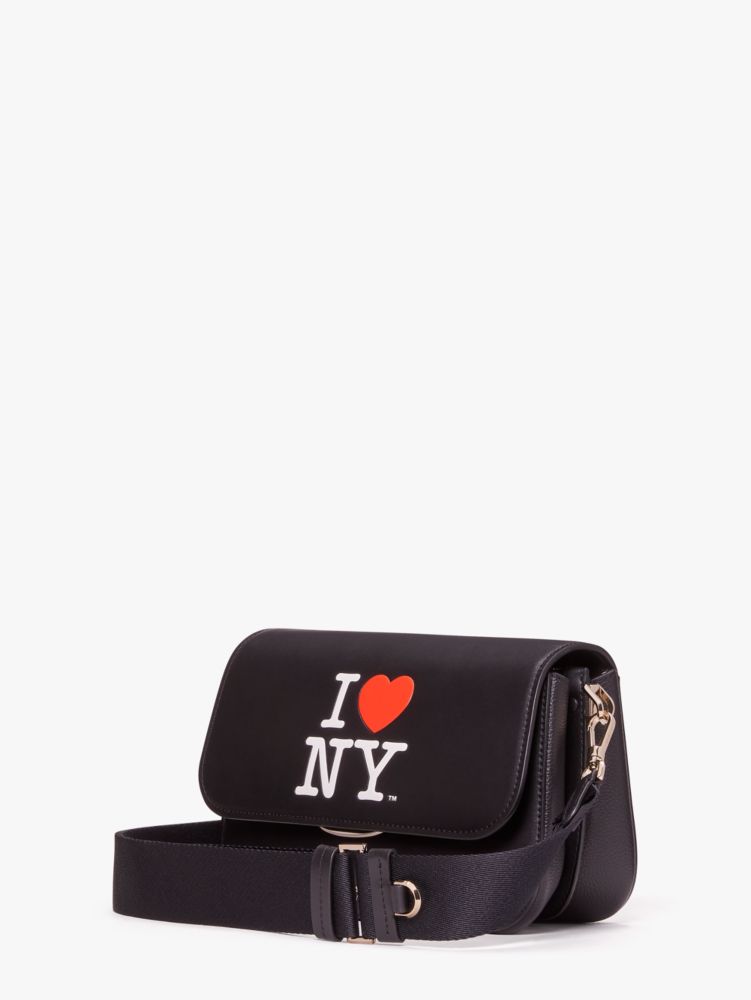 Kate Spade,I Love NY X Kate Spade New York Buddie Medium Shoulder Bag,shoulder bags,Medium,Black Multi