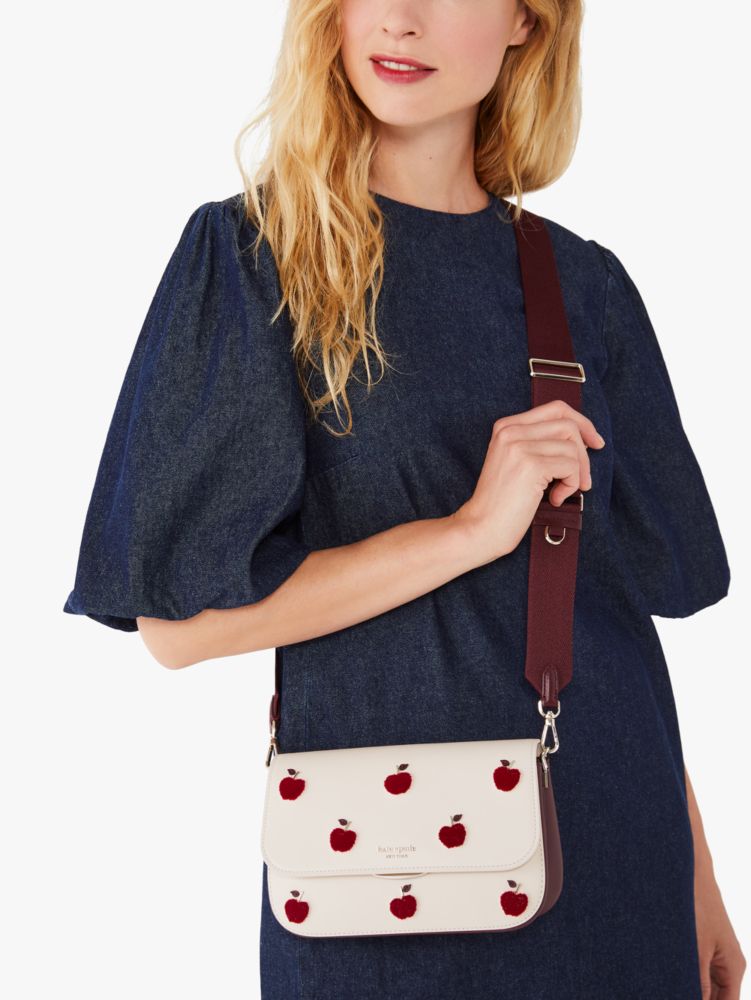 Kate Spade,Buddie Apple Toss Medium Shoulder Bag,