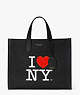 Kate Spade,I Love NY X Kate Spade New York Manhattan Large Tote,tote bags,Large,Black Multi
