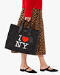 Kate Spade,I Love NY X Kate Spade New York Manhattan Large Tote,tote bags,Large,Black Multi