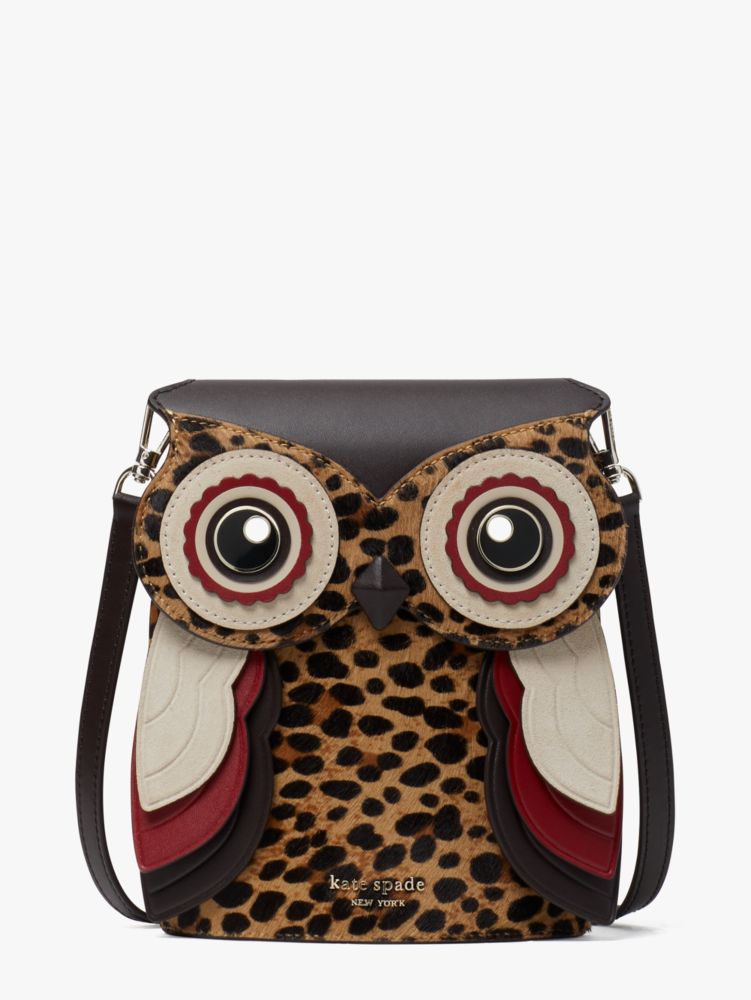 Blinx Leopard 3d Owl Crossbody Kate Spade New York