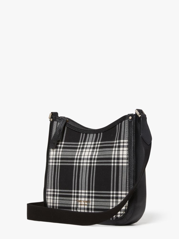 Roulette Library Plaid Medium Messenger Bag, , Product