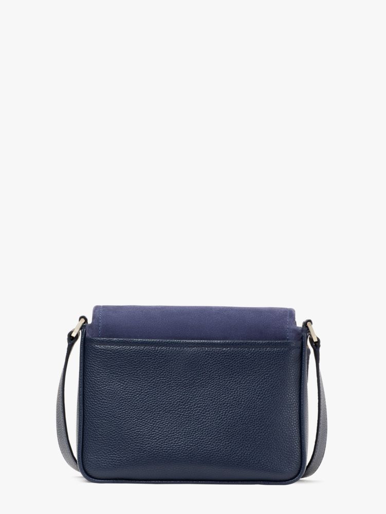 Kate Spade,Run Around Colorblocked Suede Large Flap Crossbody,