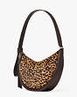 Kate Spade,smile leopard calf hair small shoulder bag,shoulder bags,Small,Multi