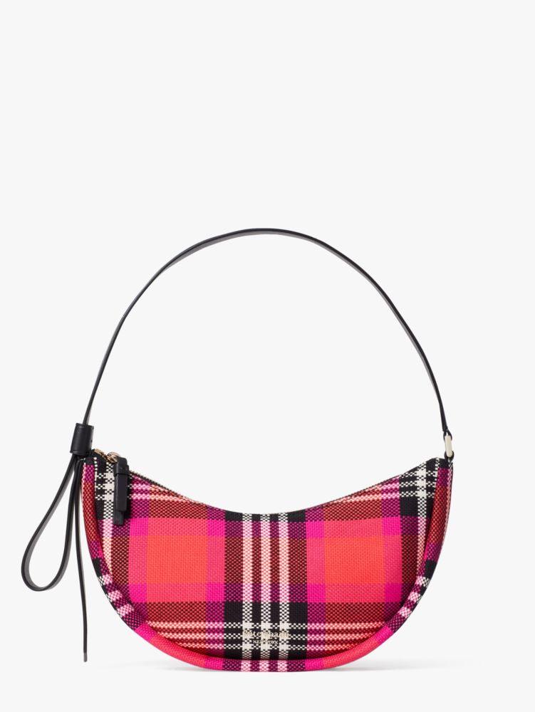 Kate Spade Smile Foliage Plaid Small Shoulder Bag