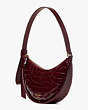 Kate Spade,smile croc-embossed leather small shoulder bag,shoulder bags,Small,