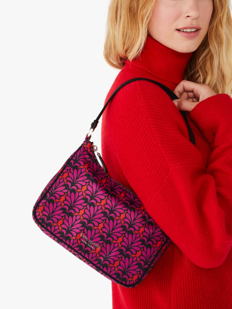 The Little Better Sam Brocade-printed Fabric Small Shoulder Bag, , Product