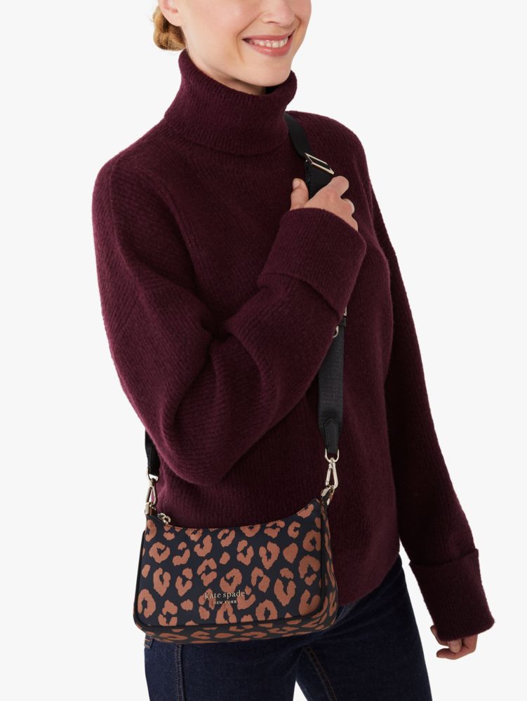 Kate Spade,The Little Better Sam Leopard Small Crossbody,