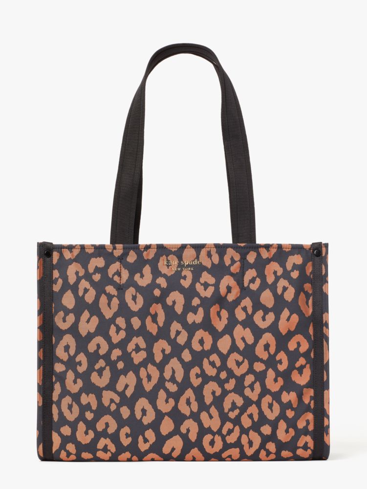 Kate spade leopard store tote bag