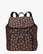 Kate Spade,the little better sam leopard medium backpack,backpacks,Medium,Black Multi
