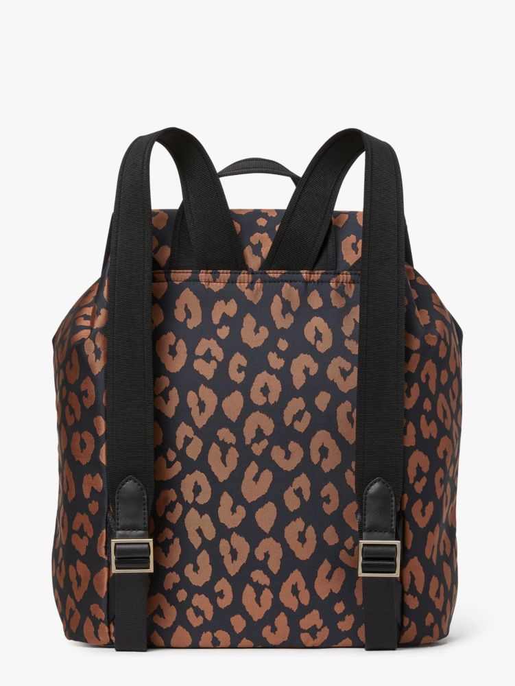 Kate spade outlet leopard backpack