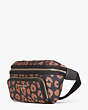 Kate Spade,the little better sam leopard medium belt bag,travel accessories,Medium,Black Multi