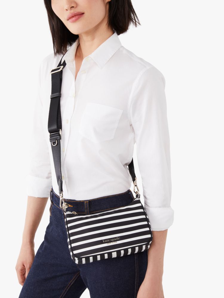 Kate Spade,The Little Better Sam Stripe Small Crossbody,