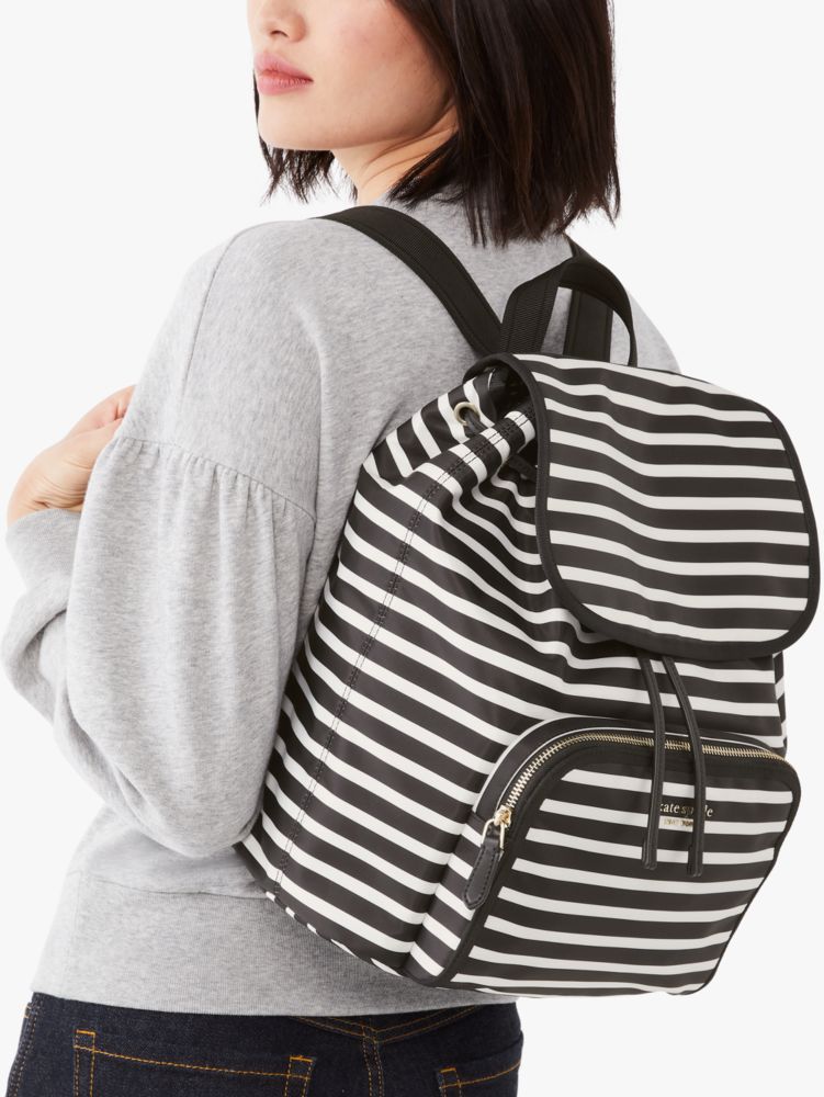 The Little Better Sam Stripe Medium Backpack Kate Spade New York Kate Spade New York