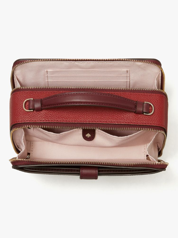 Kate Spade,Zip Code Colorblocked Double-zip Crossbody,