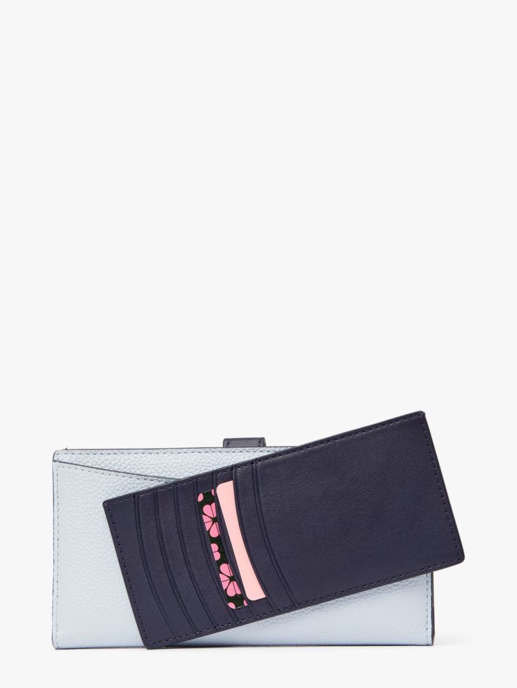 Kate Spade,Zip Code Colorblocked Bifold Wallet,