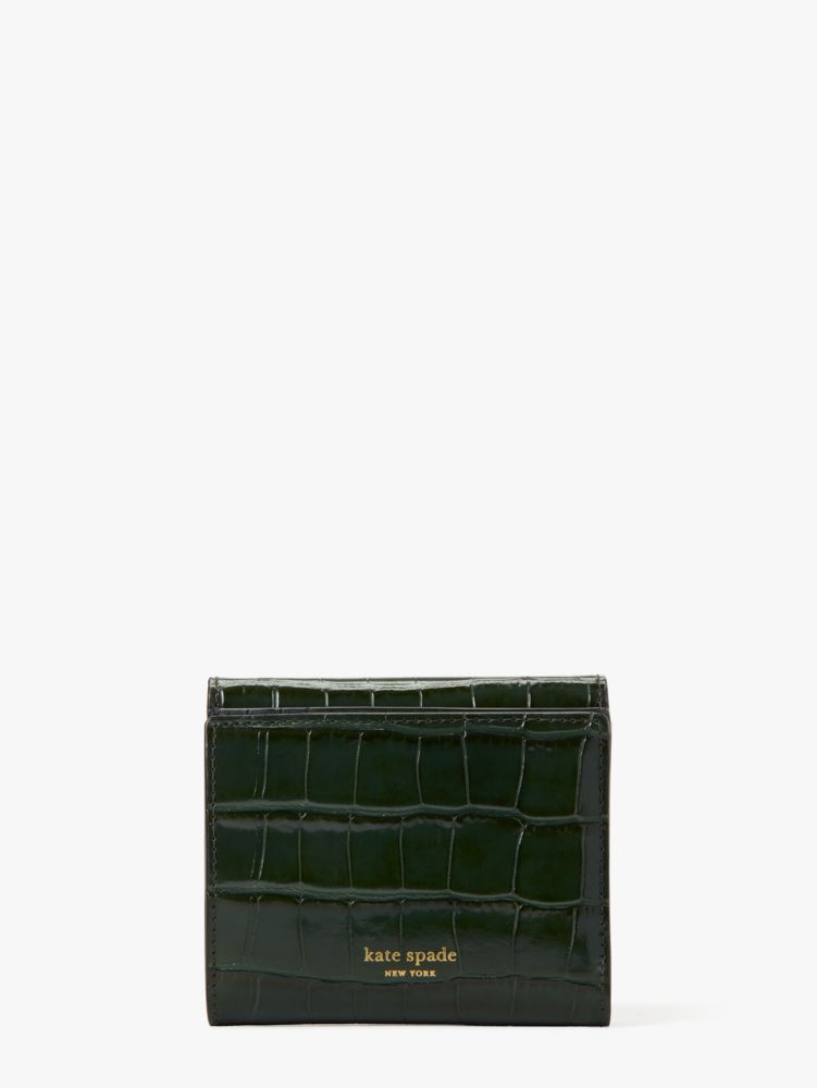 Kate spade croc wallet new arrivals