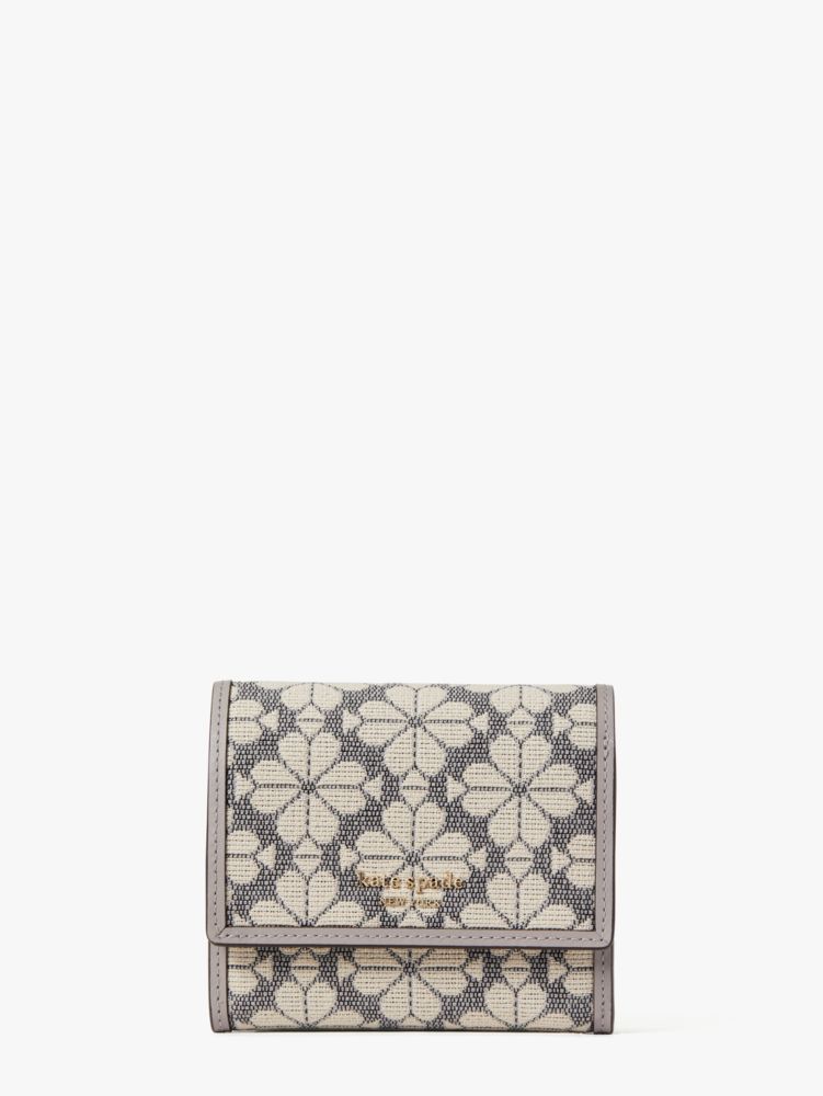 Spade Flower Jacquard Small Zip Wallet | Kate Spade New York