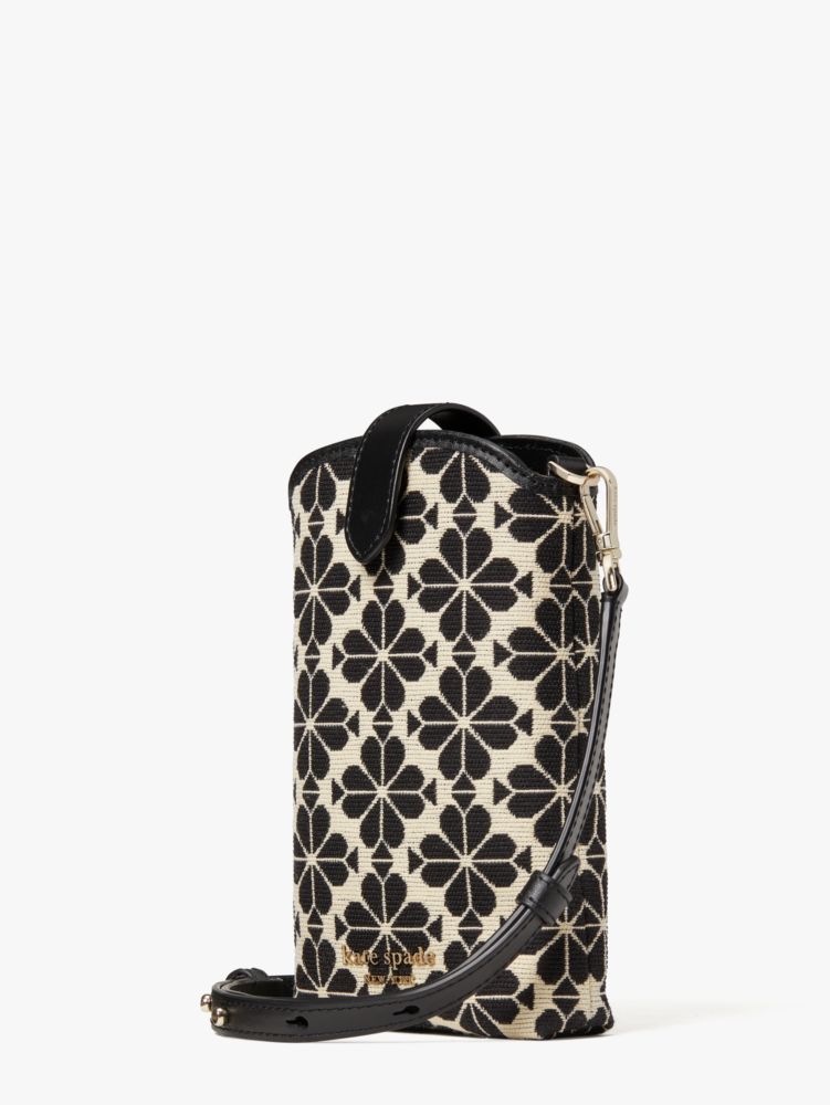 Kate Spade,Spade Flower Jacquard North South Crossbody,crossbody bags,Small,Casual,
