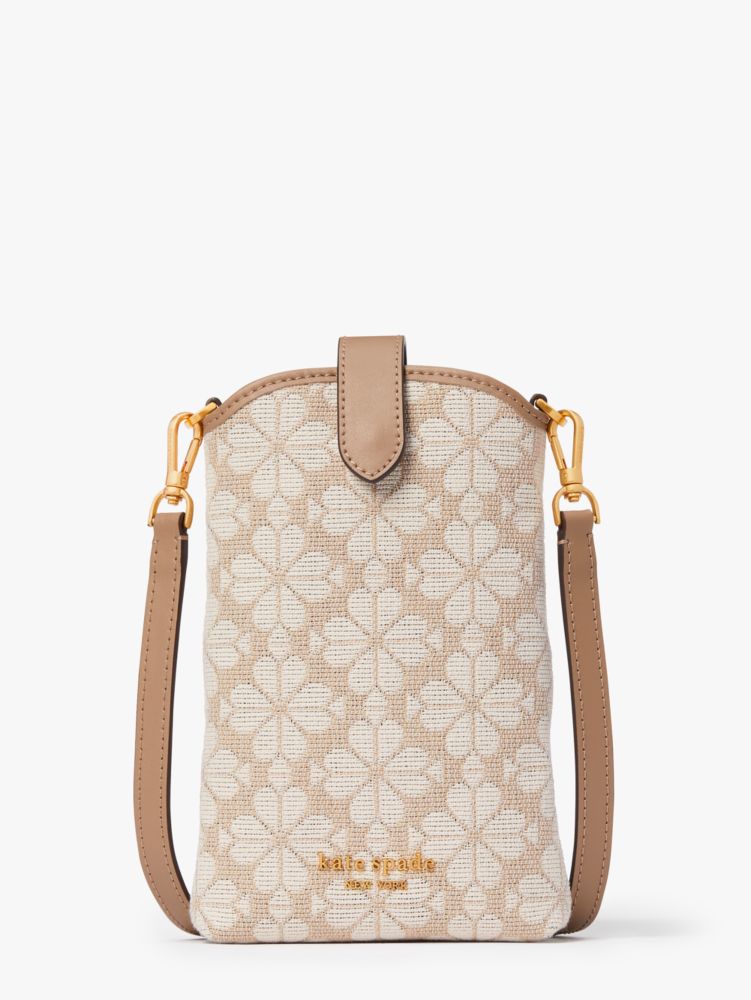 Spade Flower Jacquard North South Crossbody Kate Spade BE