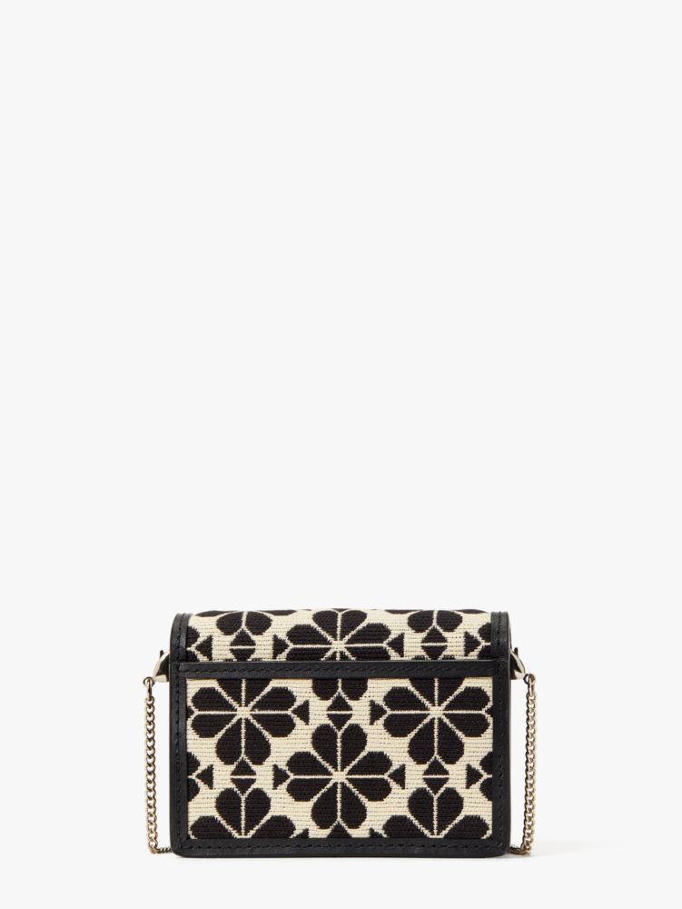 Kate Spade,Spade Flower Jacquard Chain Cardholder,