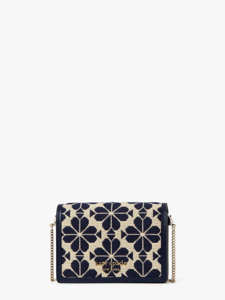 Kate Spade Spade Flower Jacquard Crossbody Bag in Red