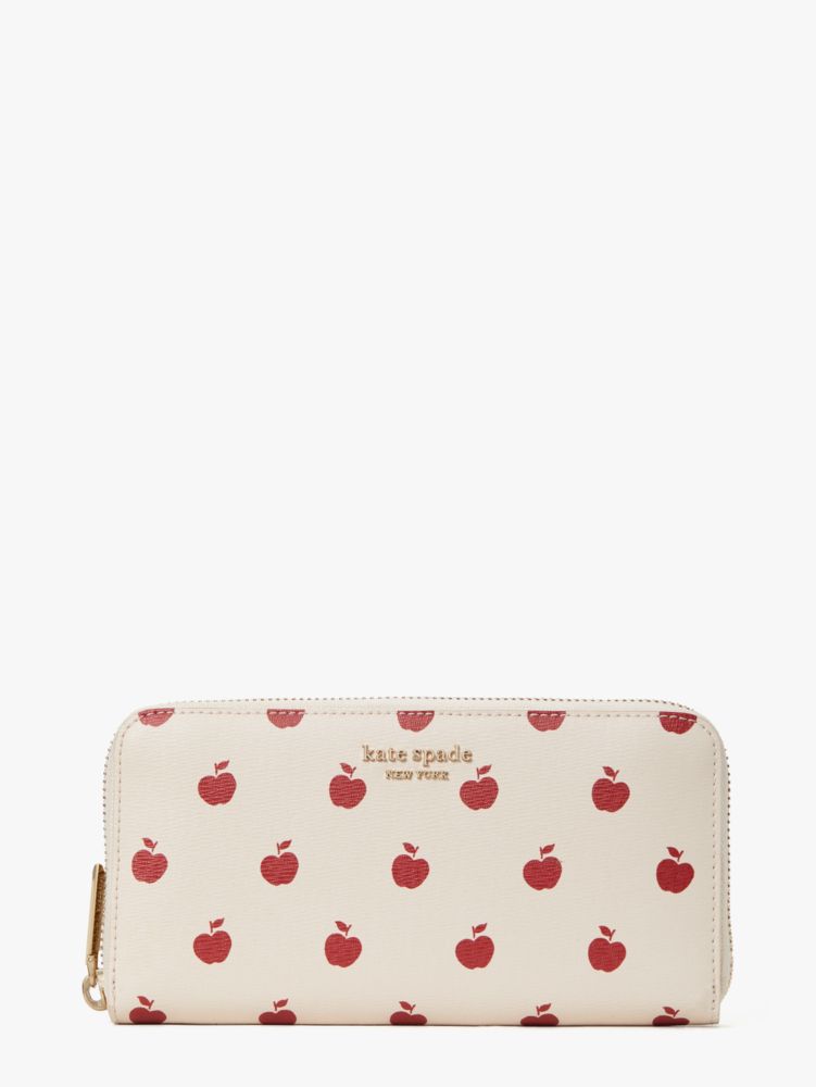 Spencer Apple Toss Zip Around Continental Wallet | Kate Spade New York