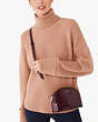 Spencer Croc-embossed Leather Double-zip Dome Crossbody, , Product