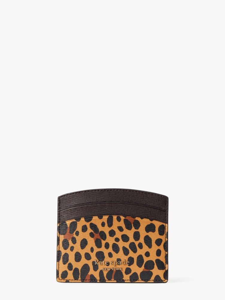 Kate spade leopard print wallet online