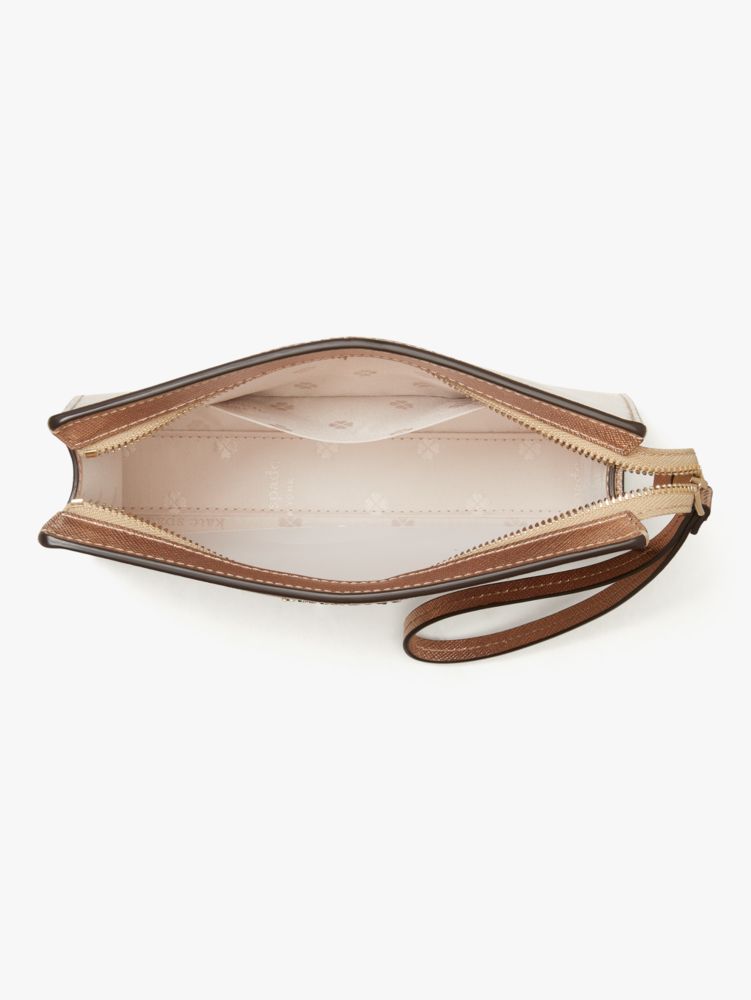 New Kate Spade Metallic Saffiano Leather Rose Gold CARSON