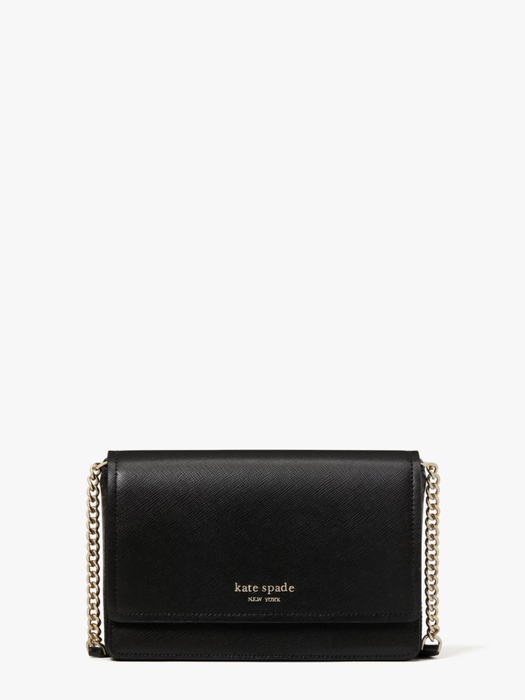 kate spade new york Spencer Flap Chain Leather Wallet - Macy's