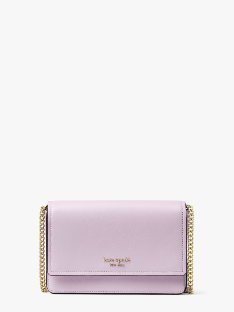 Kate Spade Spencer Chain Wallet Crossbody Bag in Cloud Mist Multi pwru –